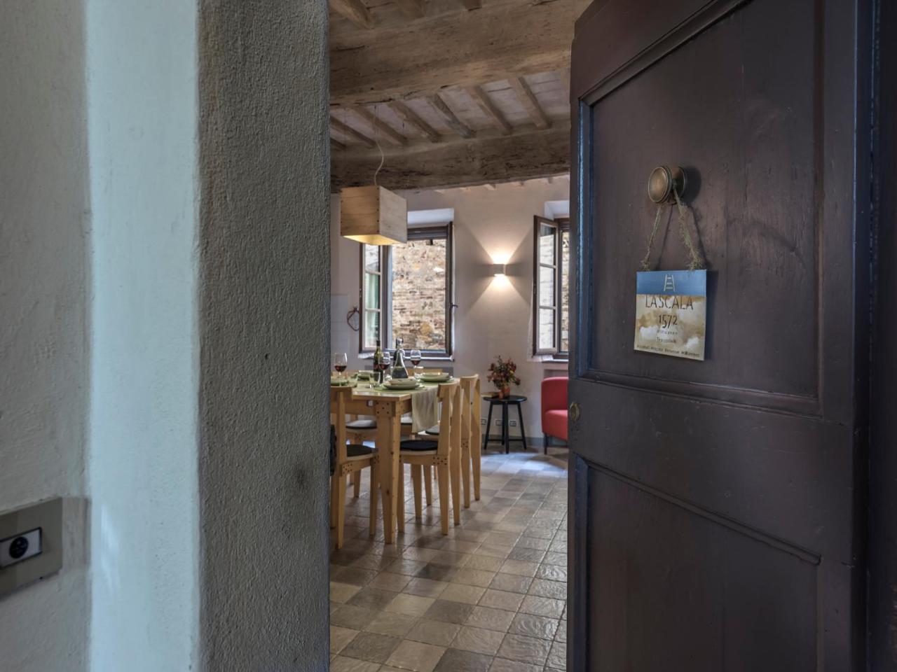 Apartment La Scala 1572 San Quirico dʼOrcia Exterior foto