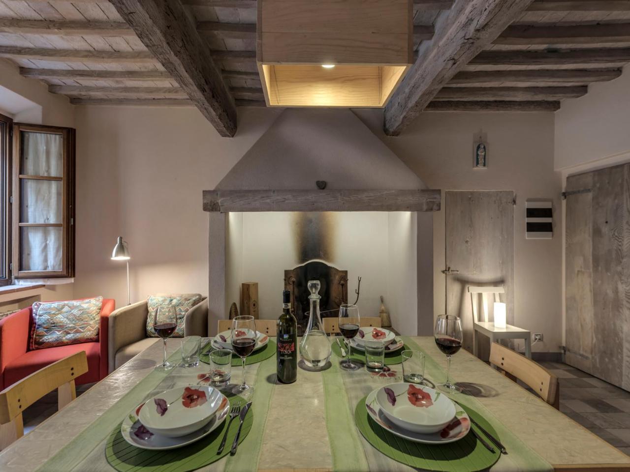 Apartment La Scala 1572 San Quirico dʼOrcia Exterior foto