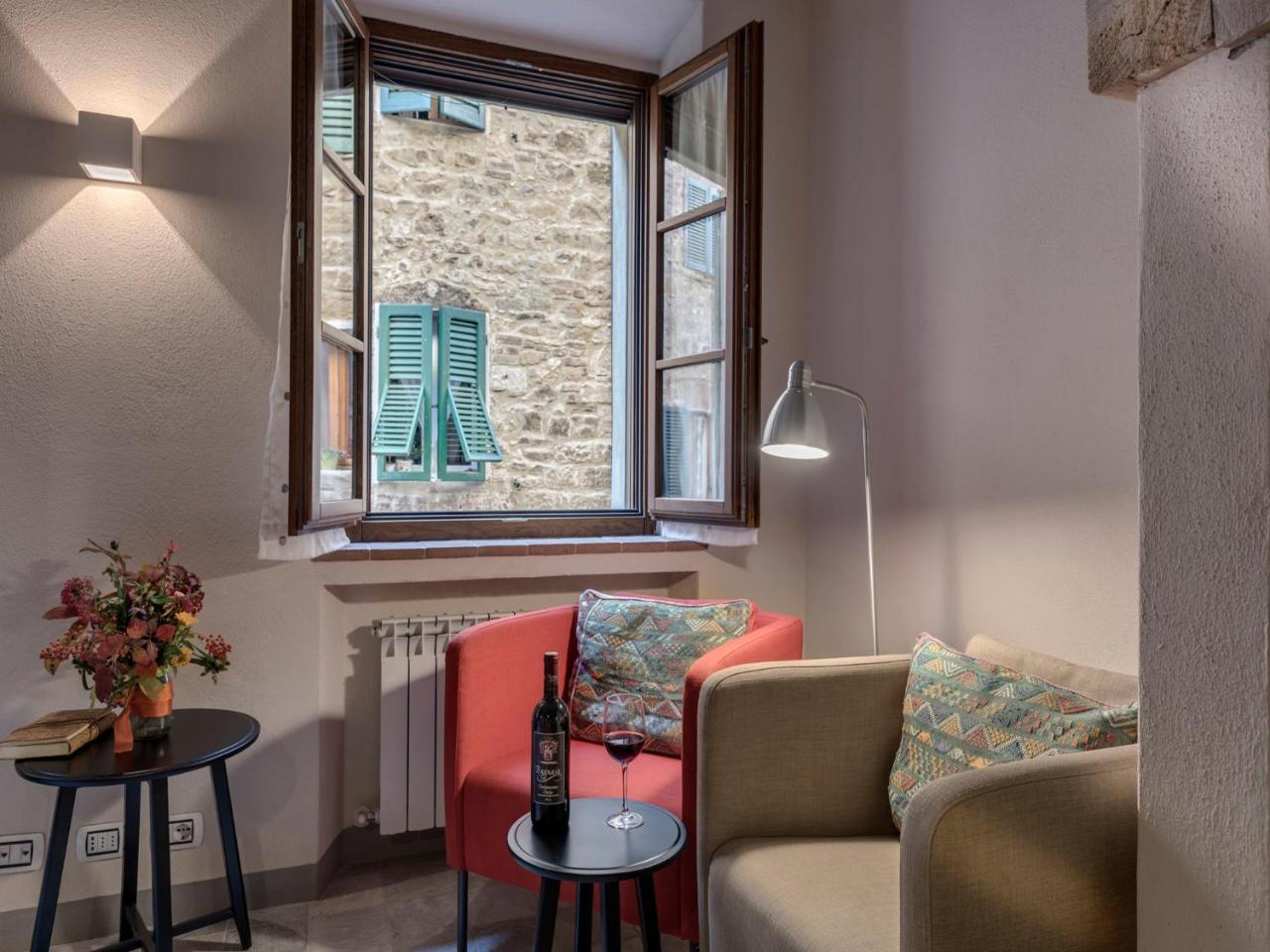 Apartment La Scala 1572 San Quirico dʼOrcia Exterior foto